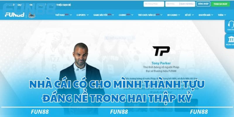 fun88.com 42 Thành tựu của nhà cái fun88